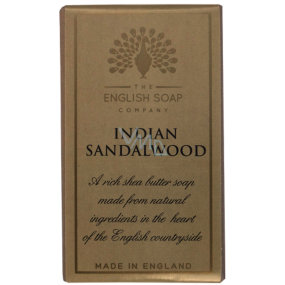 English Soap Indické Santalové drevo prírodné parfumované mydlo s bambuckým maslom 200 g
