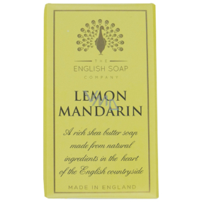 English Soap Citron & Mandarinka prírodné parfumované mydlo s bambuckým maslom 200 g