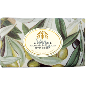 English Soap Olivový olej prírodné parfumované mydlo s bambuckým maslom 190 g