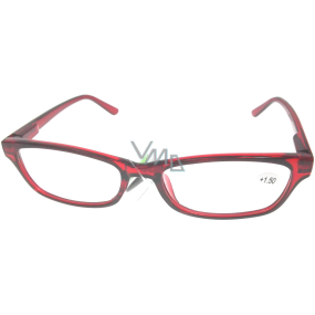 Berkeley Čítacie dioptrické okuliare +1,50 plast červené 1 kus MC2126