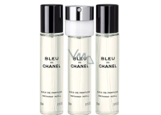 Chanel Bleu de Chanel toaletná voda pre mužov 3 x 20 ml náplň