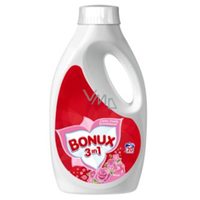 Bonux Rose 3v1 tekutý prací gél 20 dávok 1,3 l