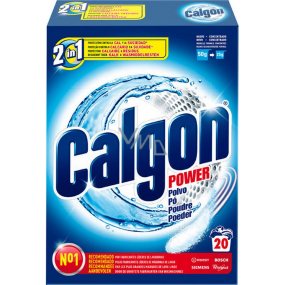 Calgon 2v1 Power Powder zmäkčovač vody prášok proti vodnému kameňu 20 dávok 1 kg