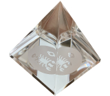 Sklenená pyramída číra, znamenie zverokruhu Rak
