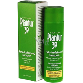 Plantur 39 Fyton-kofeínový šampón proti vypadávaniu pre farbené vlasy pre ženy 250 ml