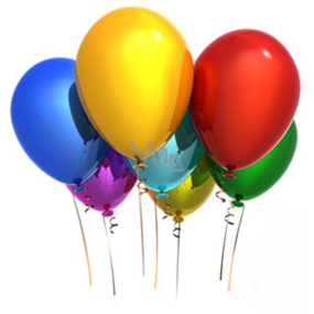 Balóniky nafukovacie Perleťové 26 cm, mix farieb 1 kus