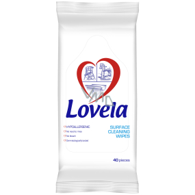 Lovela Čistiace obrúsky na povrchy 40 kusov