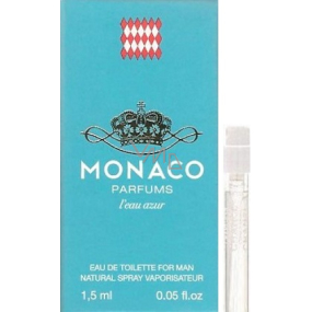 Monaco L Eau Azur toaletná voda pre mužov 1,5 ml s rozprašovačom, vialka