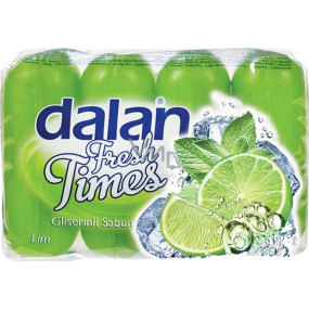Dalan Fresh Time Lime glycerínové tuhé toaletné mydlo 4 x 90 g