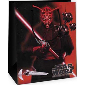 Ditipo Darčeková papierová taška 23 x 9,8 x 17,5 cm Star Wars červeno-čierna 2929 007
