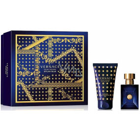 Versace Dylan Blue toaletná voda pre mužov 30 ml + sprchový gél 50 ml, darčeková sada
