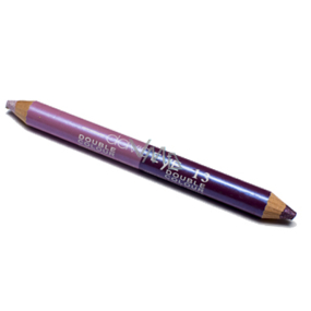 Princessa Davis Eye Double Colour očné tiene v ceruzke + strúhadlo 013 ružová a fialová 6 g