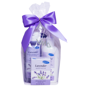 Kappus Levanduľa 2v1 sprchový telový šampón 250 ml + telové mlieko 250 ml + tuhé mydlo 125 g, kozmetická sada