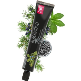 Splat Blackwood zubná pasta čierna pre účinné bielenie zubov a zachovanie pH rovnováhy v ústnej dutine 75 ml
