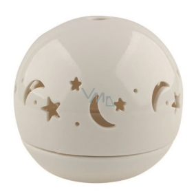 Svietnik porcelánový, guľa hviezdna obloha 9,5 cm