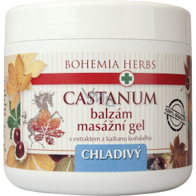 Bohemia Gifts Castanum Extrakt z pagaštanu konského chladivý masážny gél 600 ml