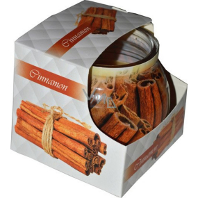 Admit Cinnamon dekoratívne aromatická sviečka v skle 80 g