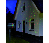 Annas Collection LED laser 4x funkcia obloha - pohyblivý, červená/zelená