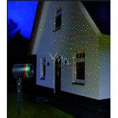 Annas Collection LED laser 4x funkcia obloha - pohyblivý, červená/zelená