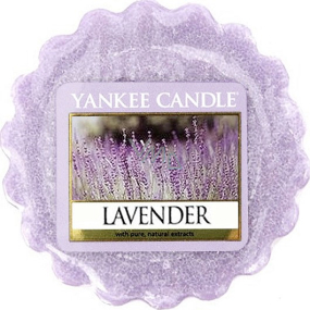 Yankee Candle Lavender - Levanduľa vonný vosk do aromalampy 22 g