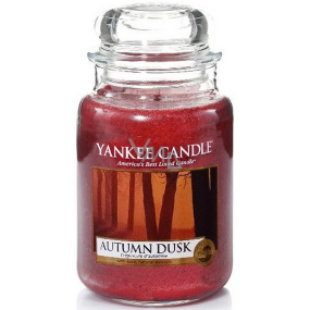 Yankee Candle Autumn Dusk - Jesenné súmrak vonná sviečka Classic veľká sklo 623 g