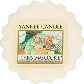 Yankee Candle Christmas Cookie - Sladké pečivo vonný vosk do aromalampy 22 g