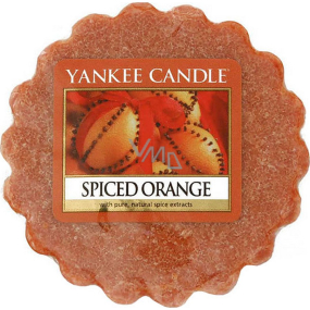 Yankee Candle Spiced Orange - Pomaranč so štipkou korenia vonný vosk do aromalampy 22 g