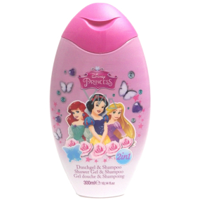 Disney Princess 2v1 šampón a sprchový gél pre deti 300 ml
