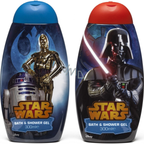 Disney Star Wars 2v1 kúpeľový a sprchový gél pre deti 300 ml