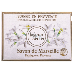 Jeanne en Provence Jasmin Secret - Tajomstvo Jasmínu tuhé toaletné mydlo 100 g