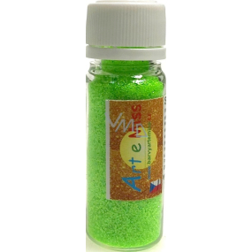 Art e Miss Posýpacie glitr pre dekoratívne použitie fosforové zelený 14 ml