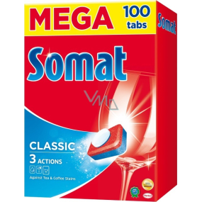 Somat Classic tablety do umývačky 100 kusov