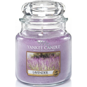 Yankee Candle Lavender - Levanduľa vonná sviečka Classic strednej sklo 411 g