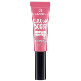 Essence Colour Boost Vinylicious tekutý rúž 03 Pink Interest 8 ml