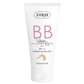 Ziaja BB SPF 15 krém normálna, suchá a citlivá pleť 02 Natural 50 ml