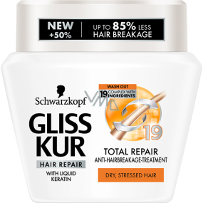 Gliss Kur Total Repair regeneračná maska na suché a namáhané vlasy 300 ml