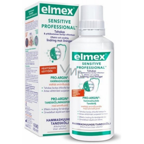 Elmex Sensitive Professional Pro-Argin ústna voda s Aminfluorid, bez alkoholu 400 ml
