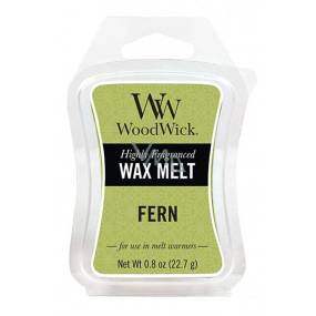 Woodwick Fern - Papradina vonný vosk do aromalampy 22.7 g