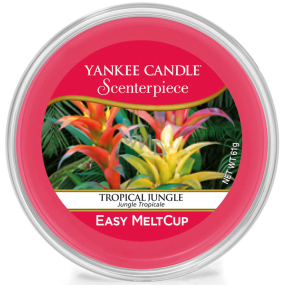 Yankee Candle Meltcup Tropical Jungle - Tropická džungľa, Scenterpiece vonný vosk do elektrickej aromalampy 61 g