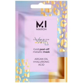 Marion Golden Skin Care Peel-Off omladzujúca zlatá metalická zlupovacia maska 6 g