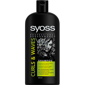 Syoss Curls & Waves šampón pre nepoddajné, vlnité a kučeravé vlasy 500 ml