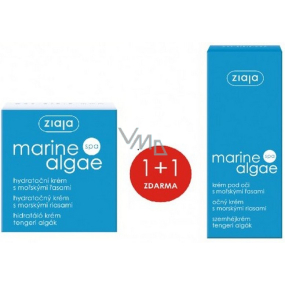 Ziaja Marine Algae Spa morské riasy hydratačný krém 50 ml + Marine Algae Spa morské riasy krém pod oči 15 ml, duopack