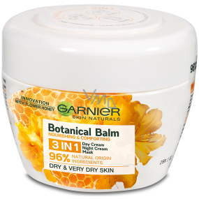 Garnier Skin Naturals Botanical Balm Honey 3v1 multifunkčný pleťový krém pre suchú a veľmi suchú pleť 150 ml