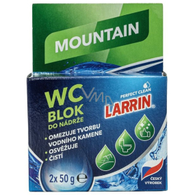 Larrin Wc Mountain Fresh 3v1 blok modrý 2 x 50 g