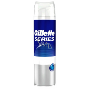 Gillette Series Pure & Sensitive gél na holenie pre mužov 200 ml