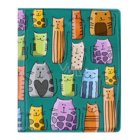 Albi Puzdro na karty aj doklady Farebné mačky 10 cm × 13,5 cm