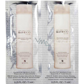 Alterna Bamboo Volume Abundant vzorku šampónu a kondicionéru pre maximálny objem 2 x 7 ml