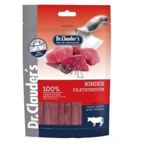 Dr. Clauders Hovädzie pásky sušené mäso pre psov 80 g