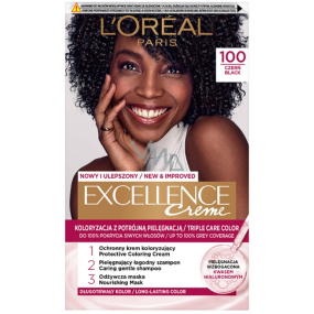 Loreal Paris Excellence Creme farba na vlasy 100 Čierna