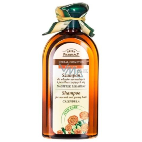 Green Pharmacy Nechtík a Rozmarínový olej šampón pre normálne - mastné vlasy 350 ml
